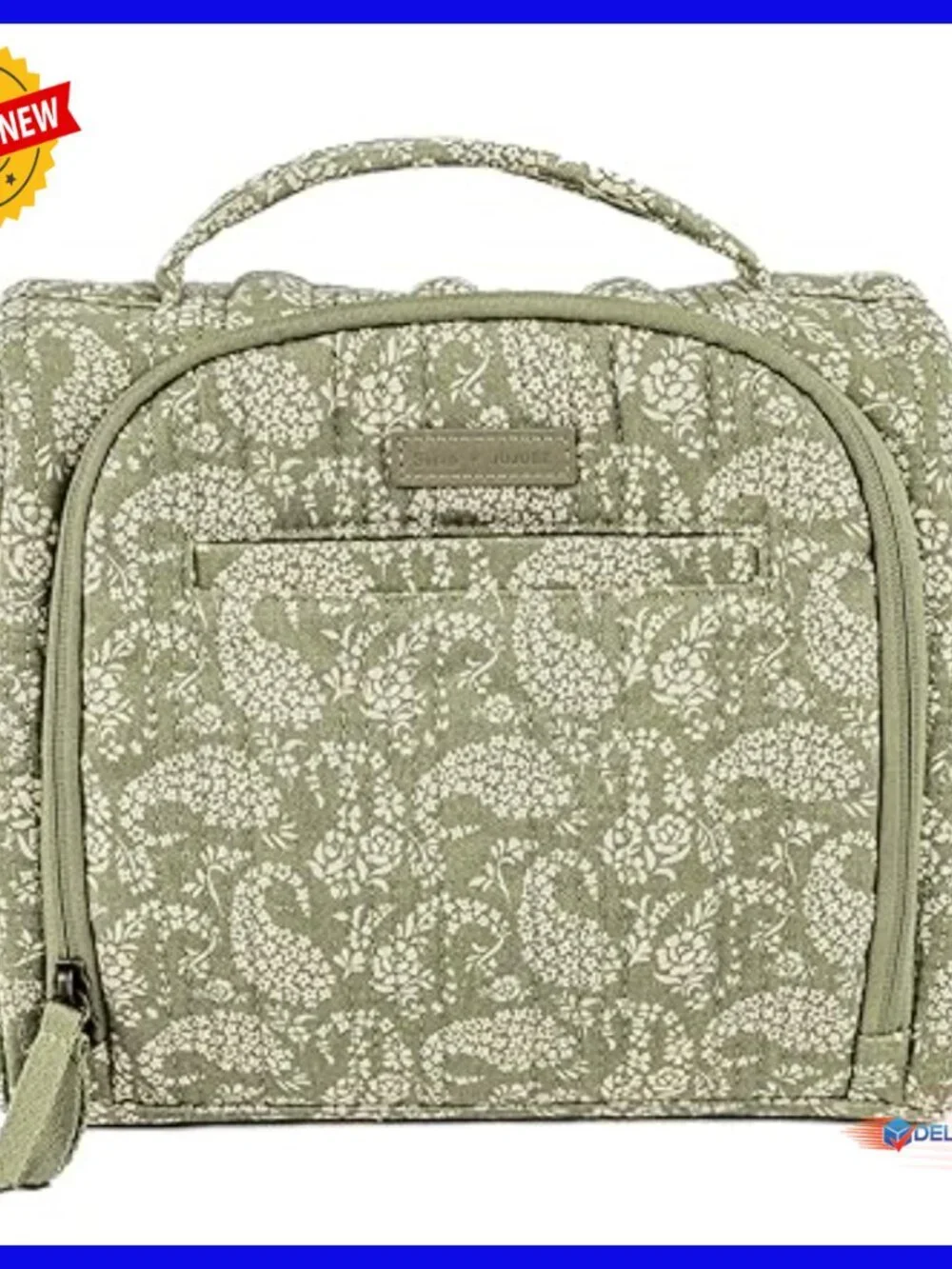 Insulated Bottle Bag Holds 3 Bottles, Lunch Tote with Shoulder Strap
